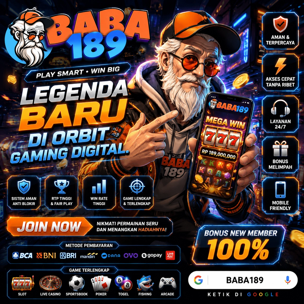 BABA189: Sang Legenda Baru di Orbit Gaming Digital