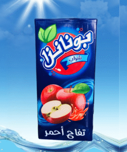 عصير بونانزا   نكهة: تفاح أحمر  الوزن: 1 لتر  العدد : *12حبة